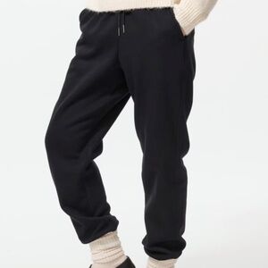 Uniqlo Heattech Pile Lined Sweatpants - Black - Japan Size M